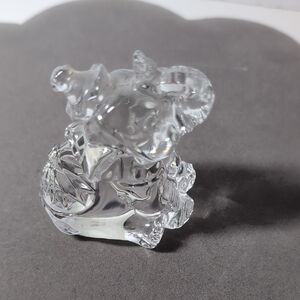 Princess House Clear Crystal Elephant Figurine